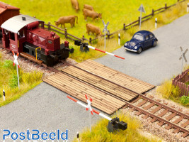 Wooden Plank Railwaycrossing
