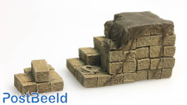 Cargo: Hay for DAF Flatbed Truck