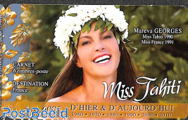 Miss Tahiti 6v s-a in booklet