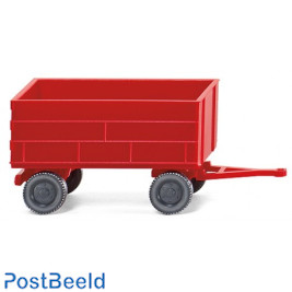 Agricultural trailer, red