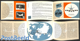 Original Dutch promotional folder from 1959, 40 years KLM, German language
