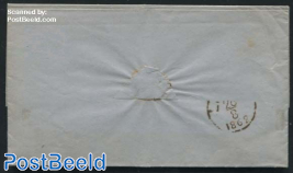 Folding letter from s Gravenhage to Leiden