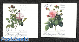 Philatelic Promotion, Roses 2v, imperforated