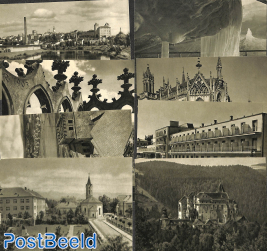 Lot with 8 illustrated postcards