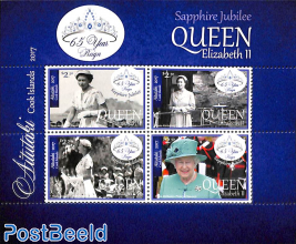 Sapphire Jubilee Queen Elizabeth II, 4v m/s