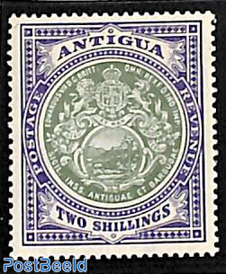 2sh, WM multiple crown, Stamp out of set