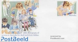 Envelope 33c, deaf and blind children