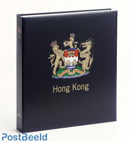 Luxus Briefmarken Album Binder Hong Kong (GB) III