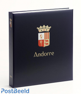 Luxus Binder Briefmarken Album Andorra (Französisch / Spanisch) I