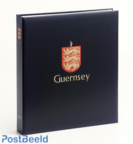 Luxus Binder Briefmarken Album Guernsey I