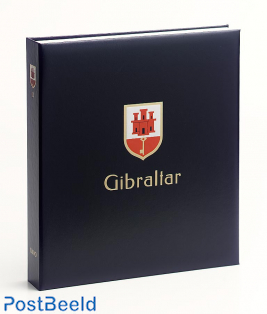 Luxus Binder Briefmarken Album Gibraltar I