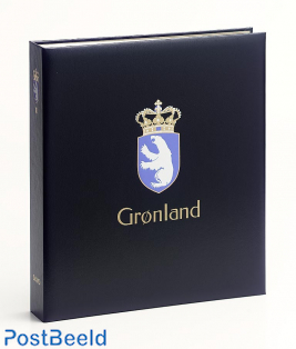 Luxus Binder Briefmarken Album Grönland I