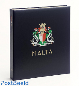 Luxus Briefmarken Album Malta I 1860-1974