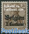 German Occupation, 3c on 3Pf, Stamp out of set