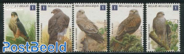 25 Years Bird stamps 5v (from m/s)