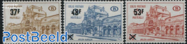Railway parcel stamps 3v