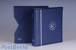 Coin album numis, incl. slipcase, with 5 pocket sheets, blue