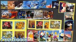 Lot with Bhutan 3-D and metal stamps