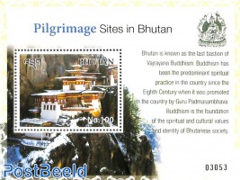 Pilgrimage sites in Bhutan s/s