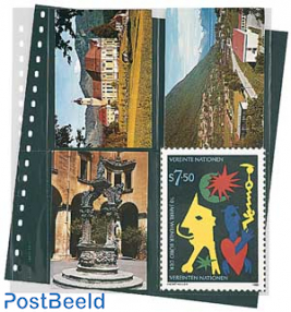 10 crystal klare Seiten fÃ¼r 8 moderne Postkarten