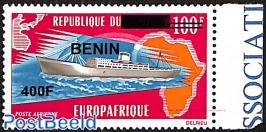 afrique europe, overprint