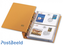 Safe Compact album brown for letters incl. 20 sheets