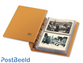 Compact album Postkarten (145x95mm) braun gepolstert