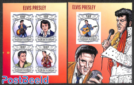 Elvis Presley 2 s/s, imperforated