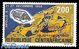 Apollo 12 overprint 1v