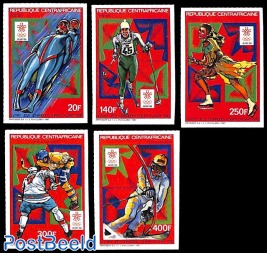 Olympic Winter Games 5v imperforated