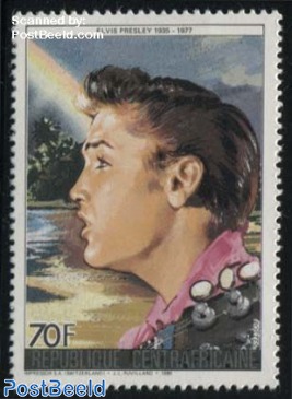 70F, Elvis Presley, Stamp out of set