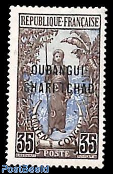 35c, Stamp out of set
