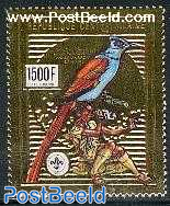 Scouting, bird 1v, gold