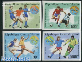 Worldcup football 4v, imperforated