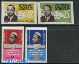 President Ahidjo 4v imperforated