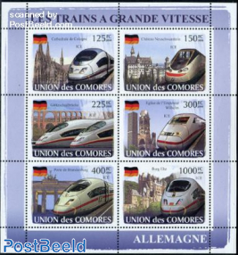High speed trains, Germany 6v m/s