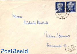 Letter from Dresden to Ulm/Donau