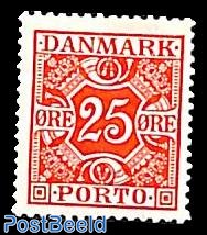 Postage due 25o, Stamp out of set