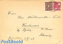 Letter from Munchen to Switzerland