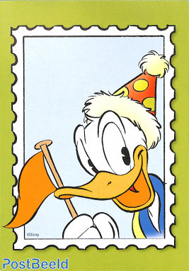 Donald Duck with party hat