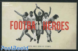 Football heroes prestige booklet (contains stamps, not issued otherwise)
