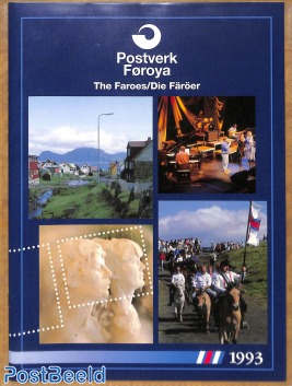 Official Yearbook with stamps 1993