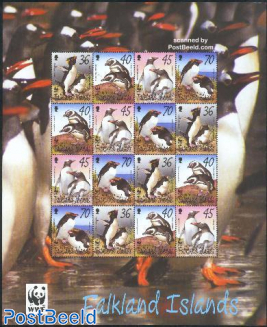 WWF, penguin minisheet