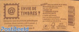 Envie de Timbres?, Booklet with 12x rouge s-a