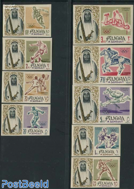 Olympic games 9v, imperforated