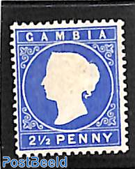 2.5d, WM Crown-CA, Stamp out of set