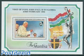 Visit of pope John Paul II s/s