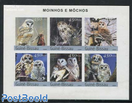 Owls & windmills 6v m/s, imperforated