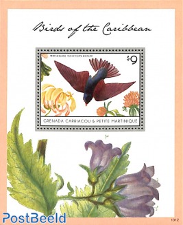 Birds of the Carribean s/s