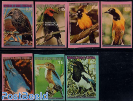 North American birds 7v imperforated